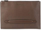 Thumbnail for your product : Ferragamo logo embossed clutch bag