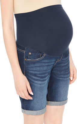 Motherhood Maternity Secret Fit Belly Cuffed Maternity Bermuda Shorts