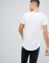 Thumbnail for your product : Jack and Jones Core Longline T-Shirt With Badge Branding