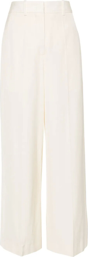 Jil Sander Pressed-Crease Straight-Leg Trousers