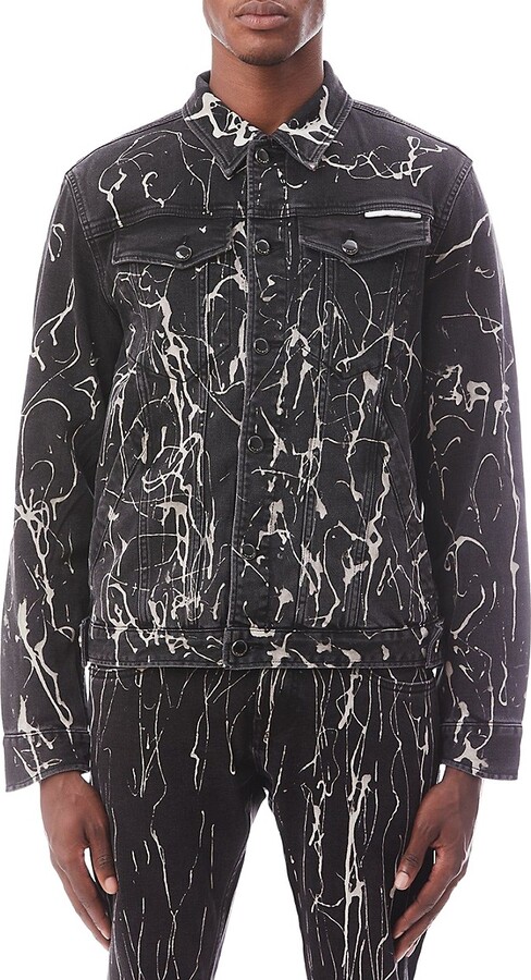 Hvman Pain Splatter Denim Jacket