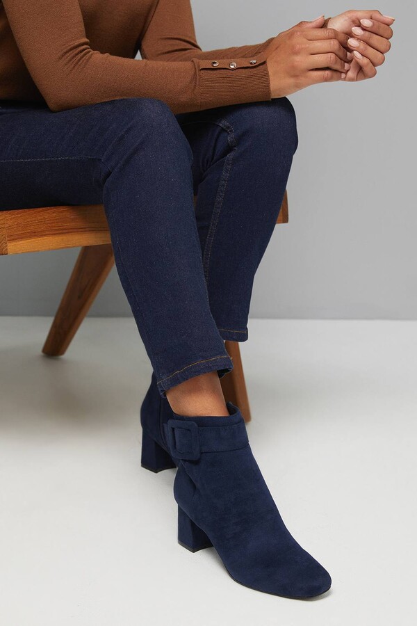 Heeled Boots Wallis Boots Ankle Wallis Womens Athena Faux Suede