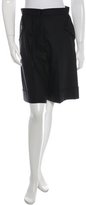 Thumbnail for your product : Derek Lam Wool Knee-Length Shorts