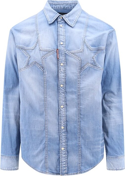 DSQUARED2 Twin Stars Denim Shirt