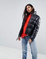 Thumbnail for your product : Puffa Original Oversized Jacket With Back Logo Print