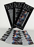 Galaxy Print Nail Stickers - 3 Pack (42 Total Nail Art Wraps) Shooting Stars for Easy Nail Art and Pretty Nails That Are Out of This World - Great for Star Wars Fans