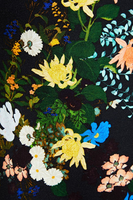 Erdem Reese Floral-print Ponte Dress