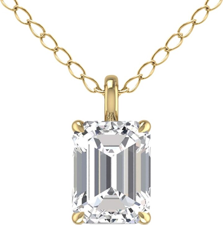 Lab Grown Diamonds 14K 1.00 Ct. Tw. Lab Grown Diamond Necklace