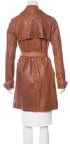 Thumbnail for your product : MICHAEL Michael Kors Leather Trench Coat