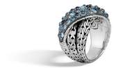 Thumbnail for your product : John Hardy Classic Chain Overlap Ring With Mixed Blue