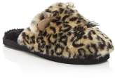 Thumbnail for your product : Kate Spade Belindy Leopard Print Faux Fur Cat Slippers