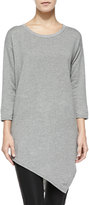 Thumbnail for your product : Soft Joie Tammy Asymmetric-Hem Sweater, Heather Gray