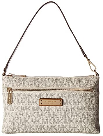 michael kors large wristlet vanilla