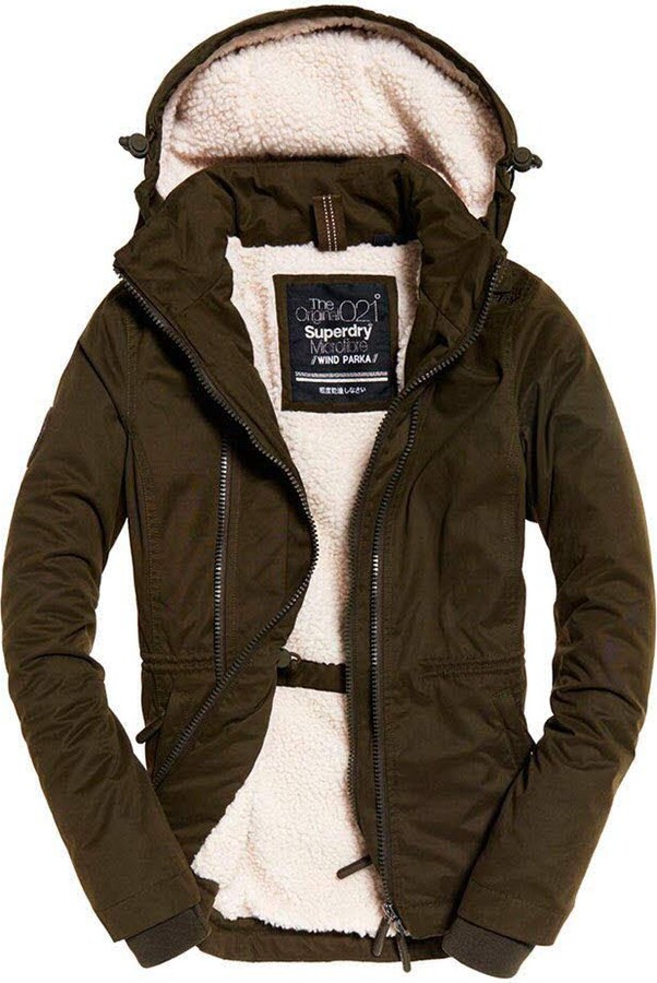 Superdry Women's Sd Hooded Microfibre Boxy Snor Coat - ShopStyle