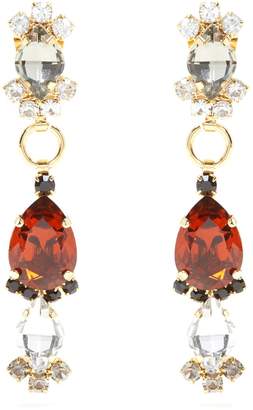 Marni Crystal-embellished drop earrings