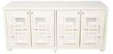 Thumbnail for your product : Worlds Away Crosby Media Console White Crosby Media Console