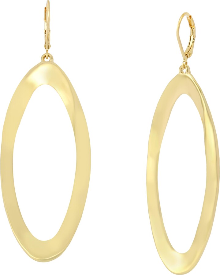 Robert Lee Morris Soho Jewelry Women's Oval Link Drop Earrings