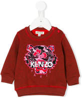 Thumbnail for your product : Kenzo Kids logo embroidered sweatshirt