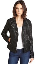 Thumbnail for your product : Kenneth Cole black asymmetrical faux leather jacket