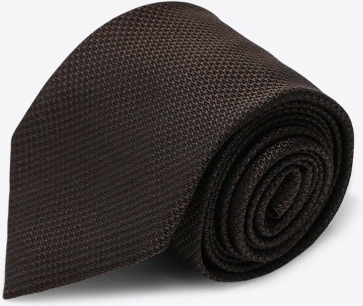 Destin Jacquard-Pattern Silk Tie