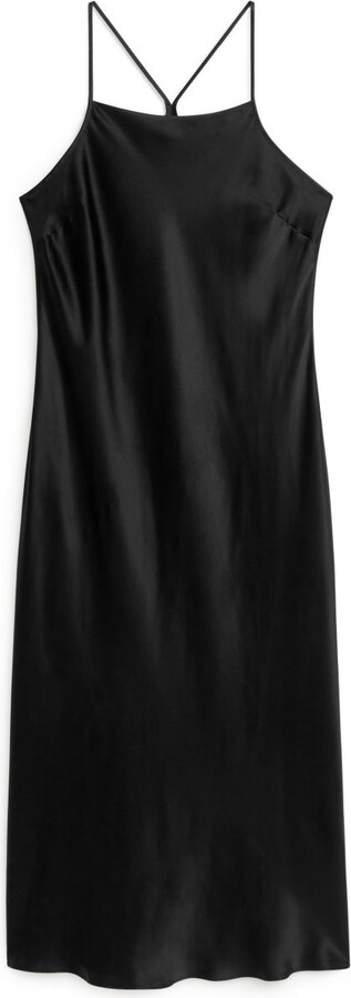 Arket Silk Slip Dress ShopStyle Lingerie Nightwear