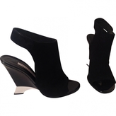Thumbnail for your product : Diane von Furstenberg Black Suede Heels