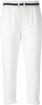 Brunello Cucinelli - cropped track pants - women - coton/Cachemire - S
