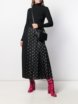 Thumbnail for your product : Fendi Karligraphy motif pleated skirt