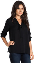 Thumbnail for your product : BCBGMAXAZRIA Tie Front Blouse