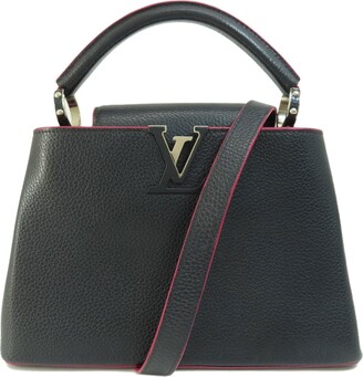 Louis Vuitton Capucines Black Leather ref.800182 - Joli Closet