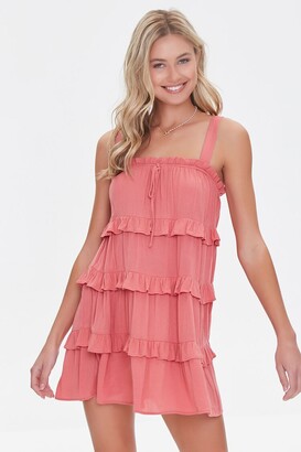 Forever 21 Tiered Ruffle Mini Dress