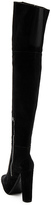 Thumbnail for your product : Alice + Olivia Halle Platform Over the Knee Boot in Black