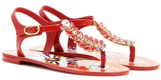 Dolce & Gabbana Crystal-embellished sandals