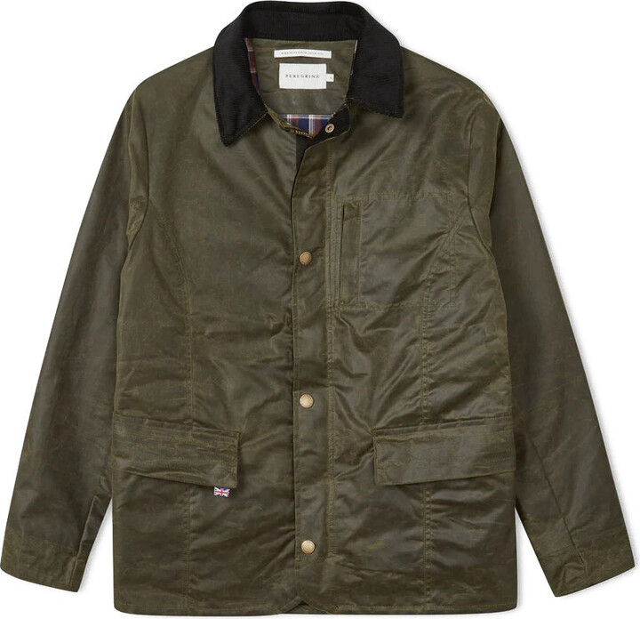 Peregrine Clifton Waxed Jacket olive ShopStyle