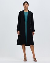 Thumbnail for your product : David Lawrence Women's Black Coats - Yasmin Wool Coat - Size One Size, 12 at The Iconic