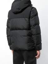 Thumbnail for your product : Moncler logo hooded down jacket