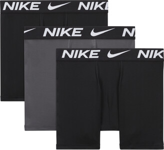 Nike Big Kids' Solid Boxer Briefs (3-Pack) in Multicolor