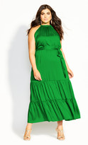 Thumbnail for your product : City Chic Halter Lady Maxi Dress - shamrock