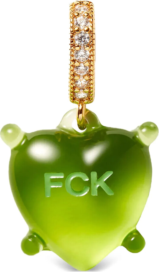 Crystal Haze Dilemma Heart pendant