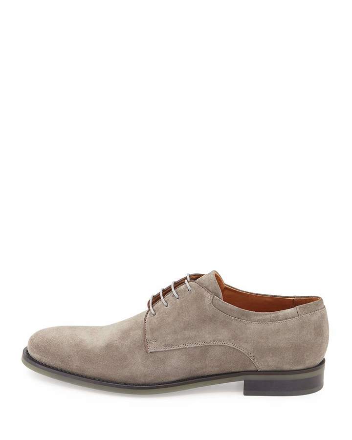 Vince Suede Lace-Up Oxford, Light Brown - ShopStyle Shoes