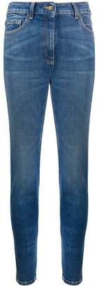 Moschino rhinestones bear skinny jeans