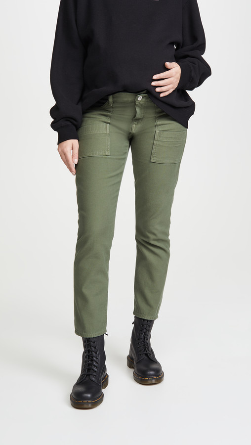 maternity khaki cargo pants