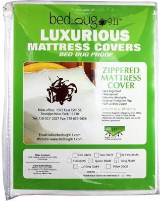Hygea Natural Luxurious Mattress Cover Bed Bug and Allergen proof, Water-Resistant, Stretchable to 12' (California King 73x84x7.5')