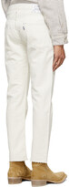 Thumbnail for your product : Levi's Made & Crafted Off-White 502 Taper Jeans