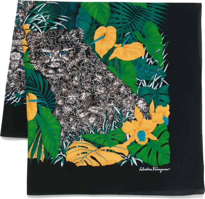 Ferragamo Pre-Owned 1990's Cotton Scarf