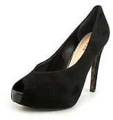 Thumbnail for your product : GUESS Hytner Womens Peep Toe Leather Pumps Heels Shoes