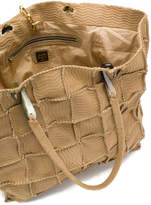 Thumbnail for your product : Jamin Puech grid detail shoulder bag