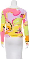 Thumbnail for your product : Emilio Pucci Printed Long Sleeve Top