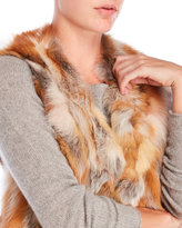 Thumbnail for your product : Adrienne Landau Real Fox Fur Vest