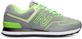 Thumbnail for your product : New Balance Men's 574 Neon Casual Sneakers from Finish Line